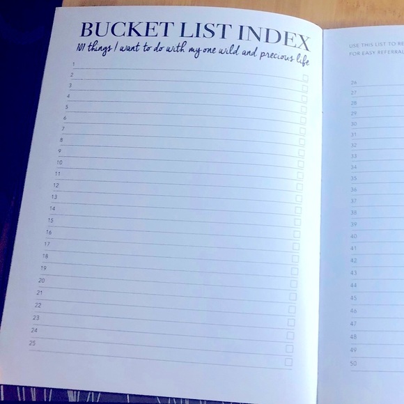 BRAND NEW Bucket List Journal Planner - Picture 5 of 7